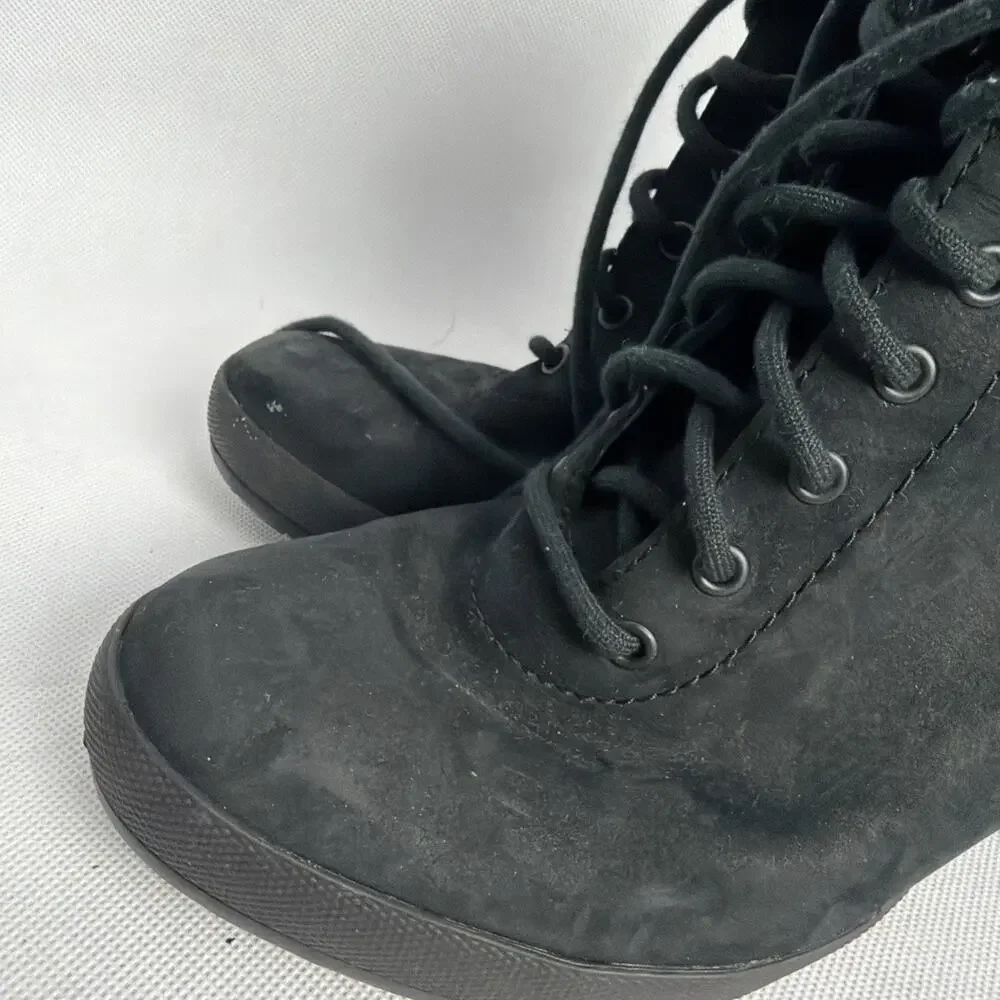 Timberland Women's Black Suede Boots Size 7